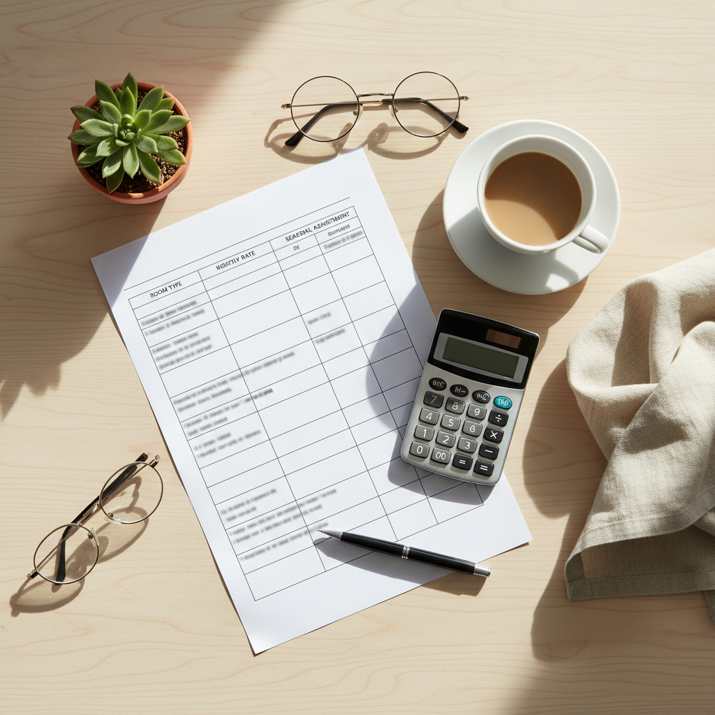 Bed and Breakfast Pricing Calculator Preview